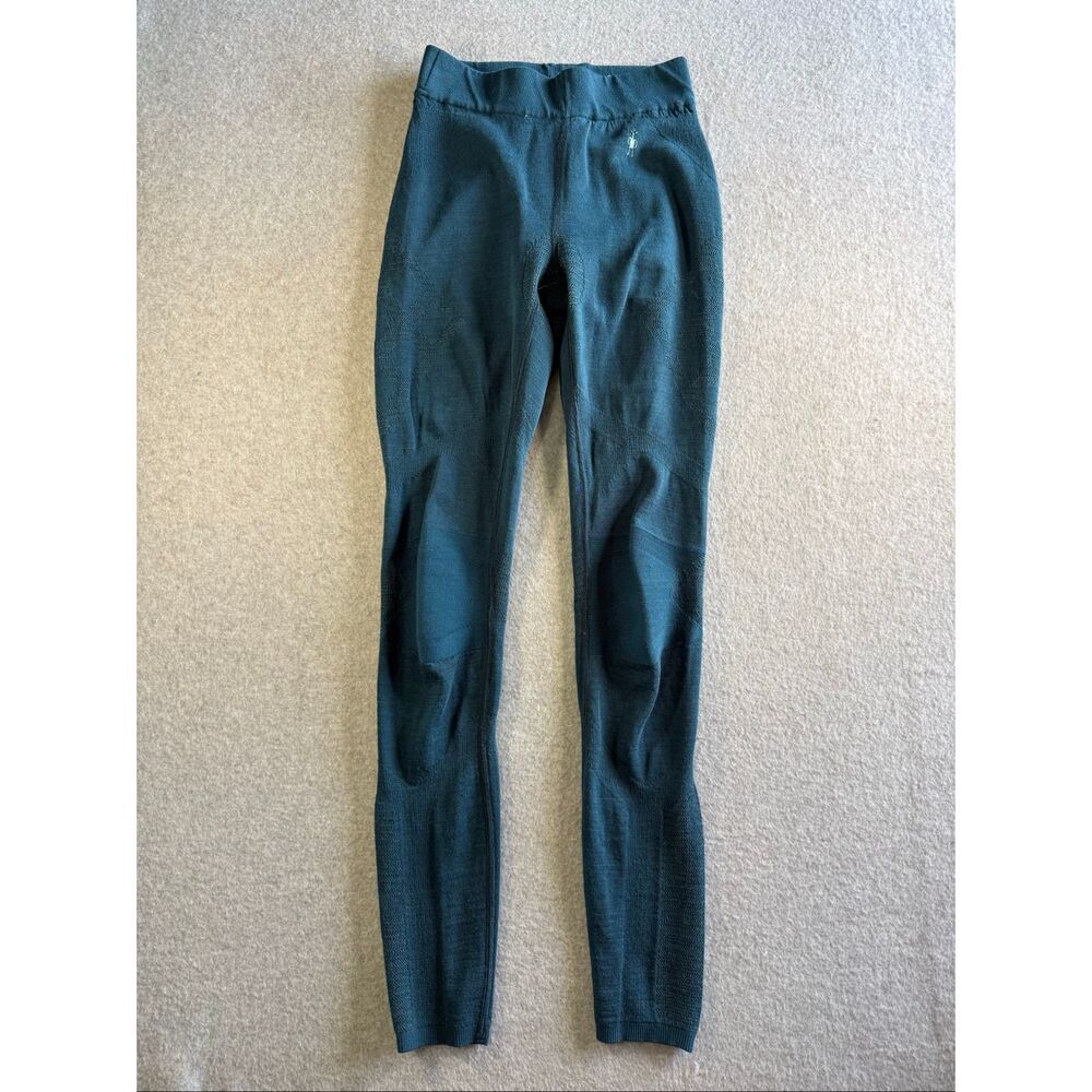 Smartwool teal leggings XS